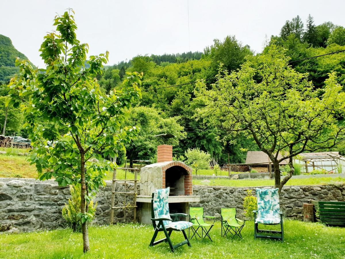 Apartment And Garden House Among The Mountains Podbrdo Exterior photo