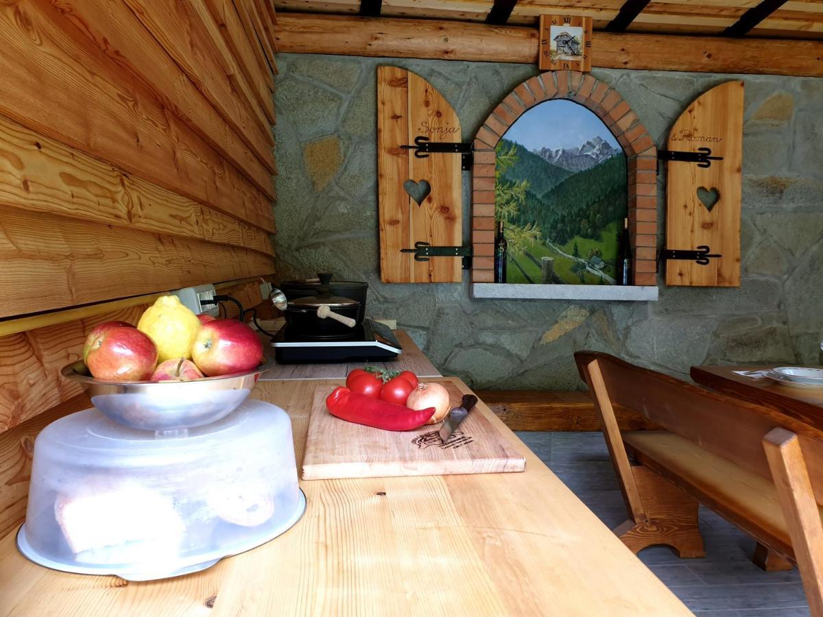 Apartment And Garden House Among The Mountains Podbrdo Exterior photo