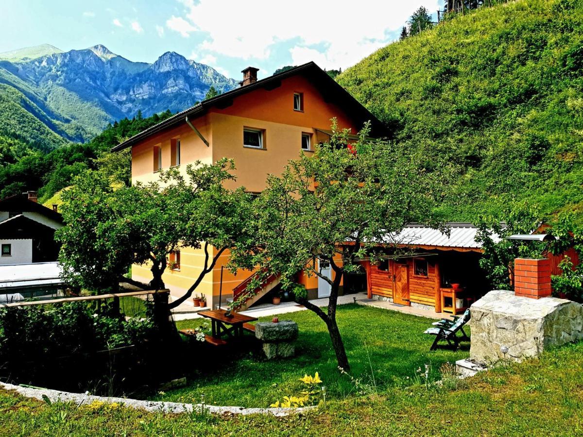 Apartment And Garden House Among The Mountains Podbrdo Exterior photo