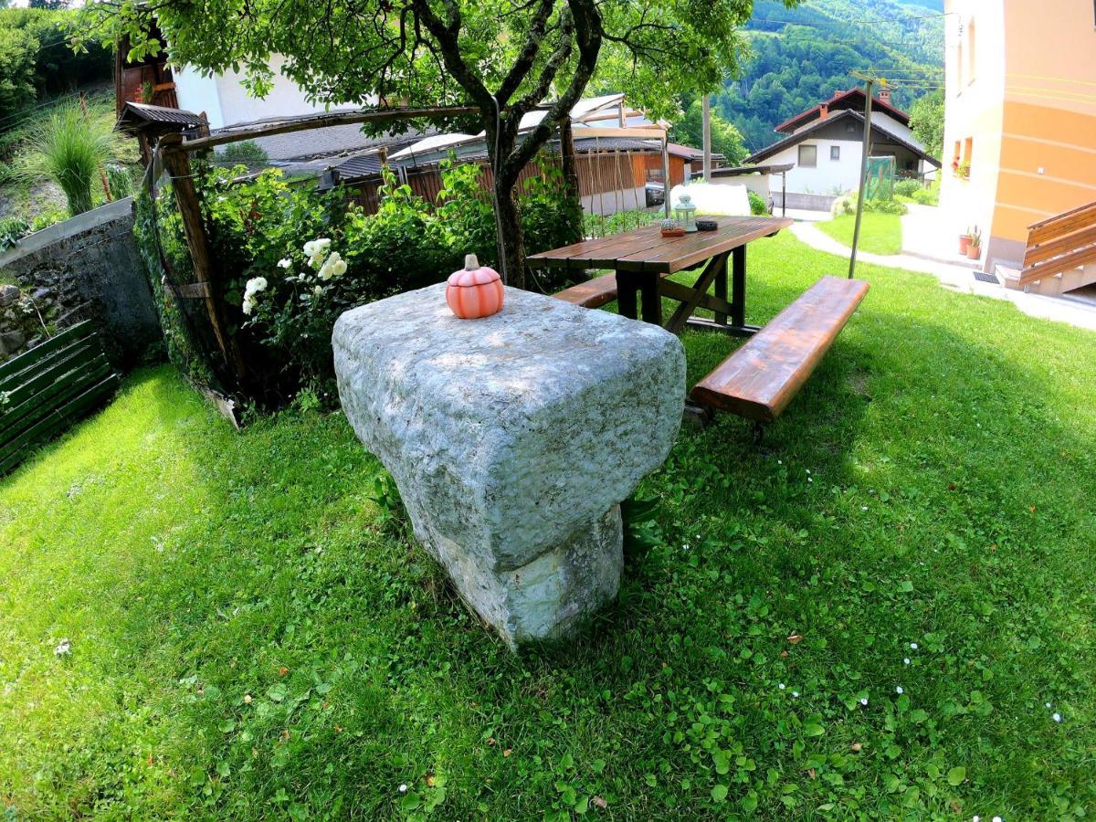 Apartment And Garden House Among The Mountains Podbrdo Exterior photo